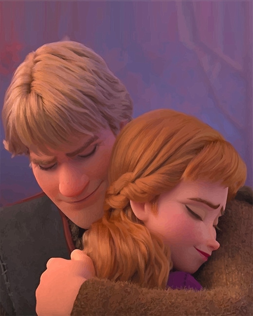

Kristoff And Anna – Paint By Numbers - 40*50CM, 501 Original