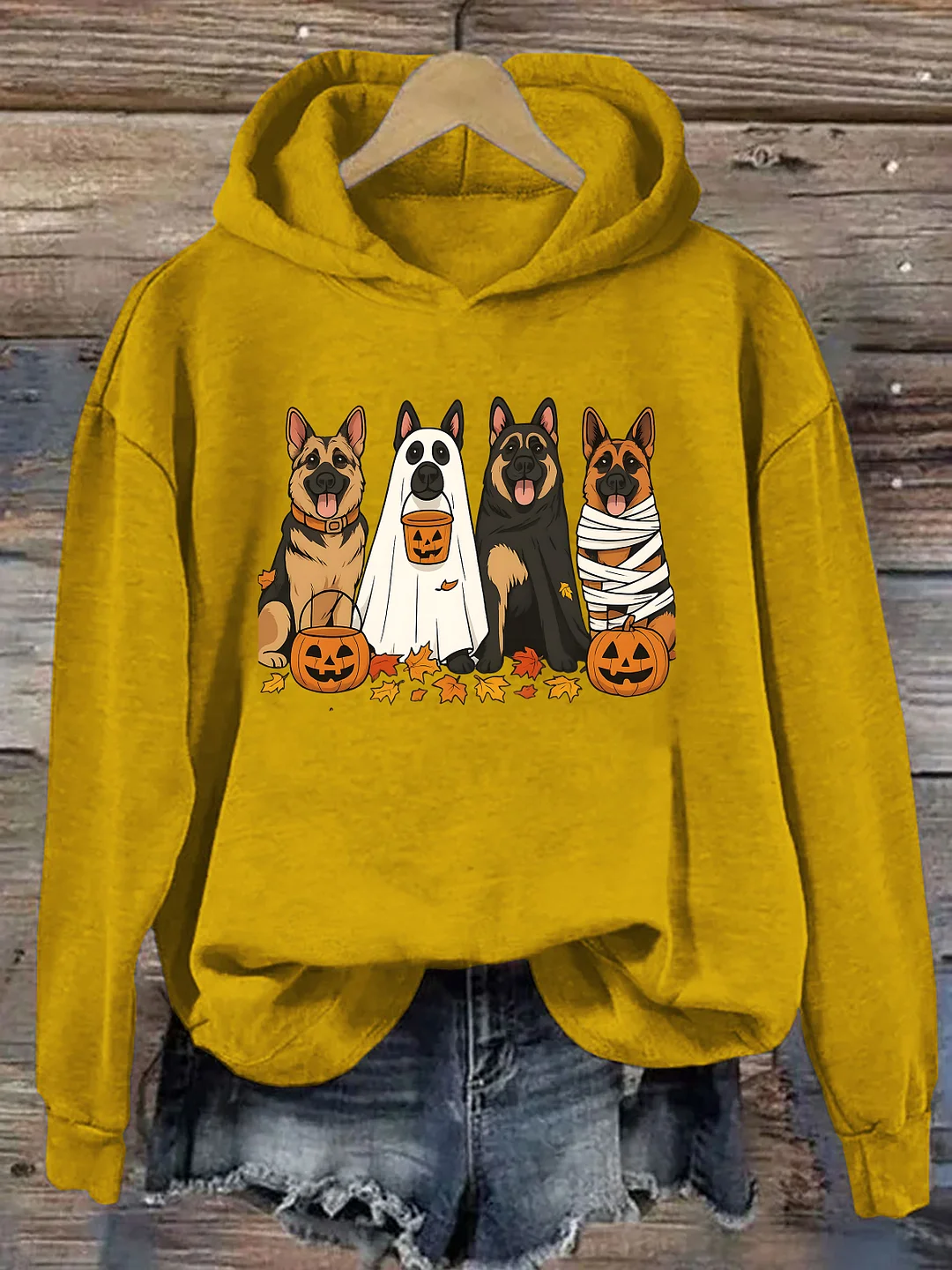 Halloween German Shepherd Hoodie