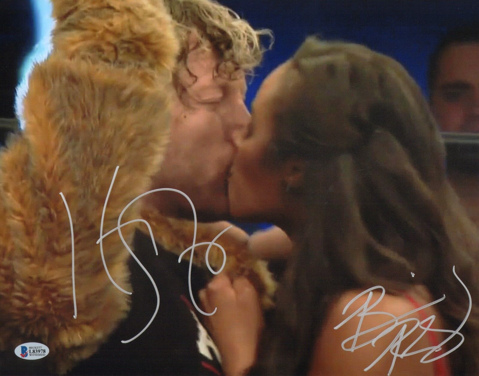 Kenny Omega Brandi Rhodes Signed 11x14 Photo Poster painting BAS COA New Japan Pro Wrestling ROH