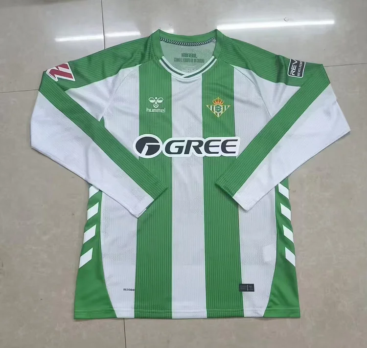 25/26 Real Betis Home Long Sleeve Fan Edition
