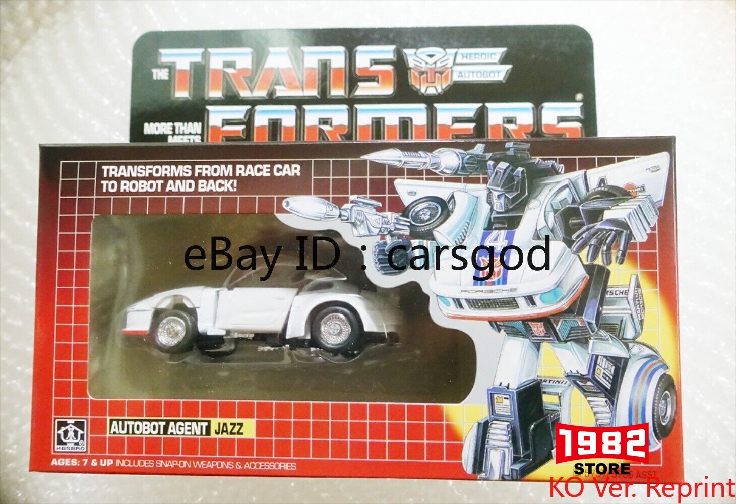 Transformers  AUTOBOT AGENT G1 Jazz KO ver Children's Toy Gifts action figure