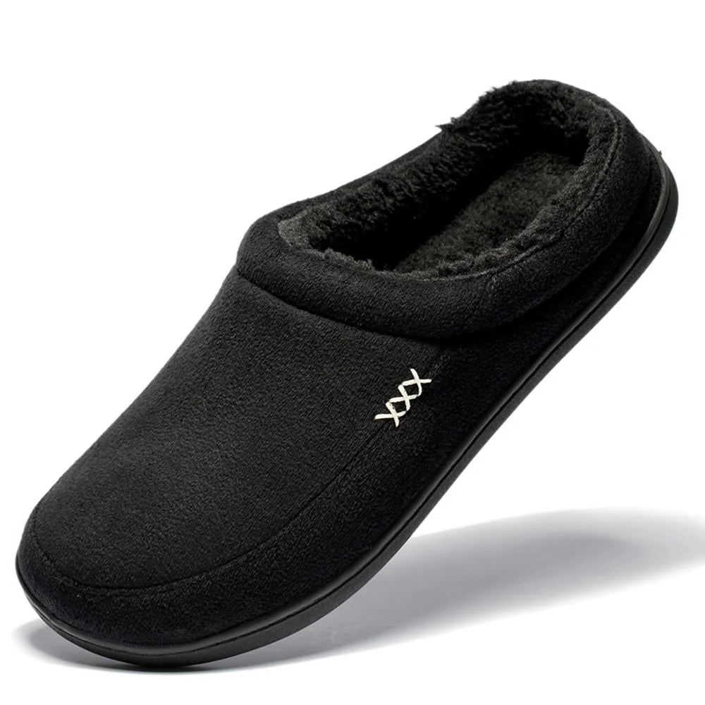 New Winter Men Slippers Indoor Cotton Slippers House Man Warm Shoes Fashion Flat Men Casual Shoes Home Soft Slippers Big Size 50