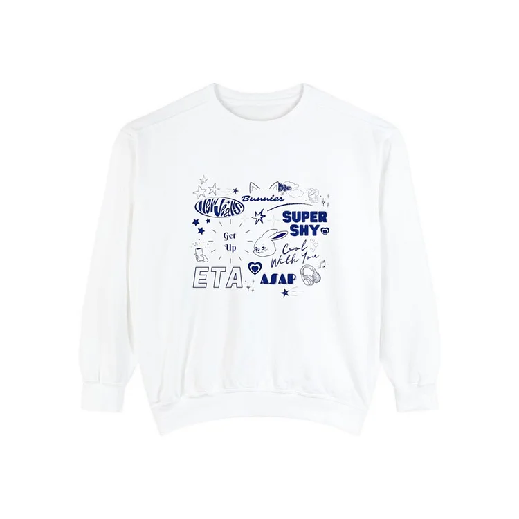 NewJeans Album Get Up All Songs Logo Sweatshirt