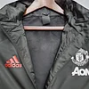 2021 Manchester United Jersey Windbreaker Black(White-Red Edge)