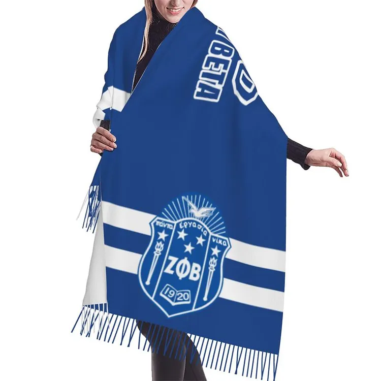 Sorority Cashmerette Fringed Scarf