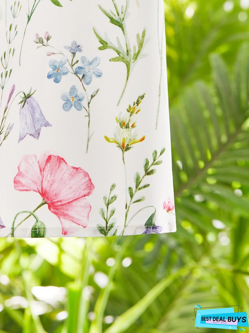 Casual Floral Short Sleeve Blouse