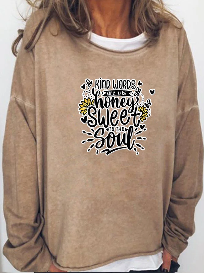 Long Sleeve Crew Neck Be Kind Sweatshirt