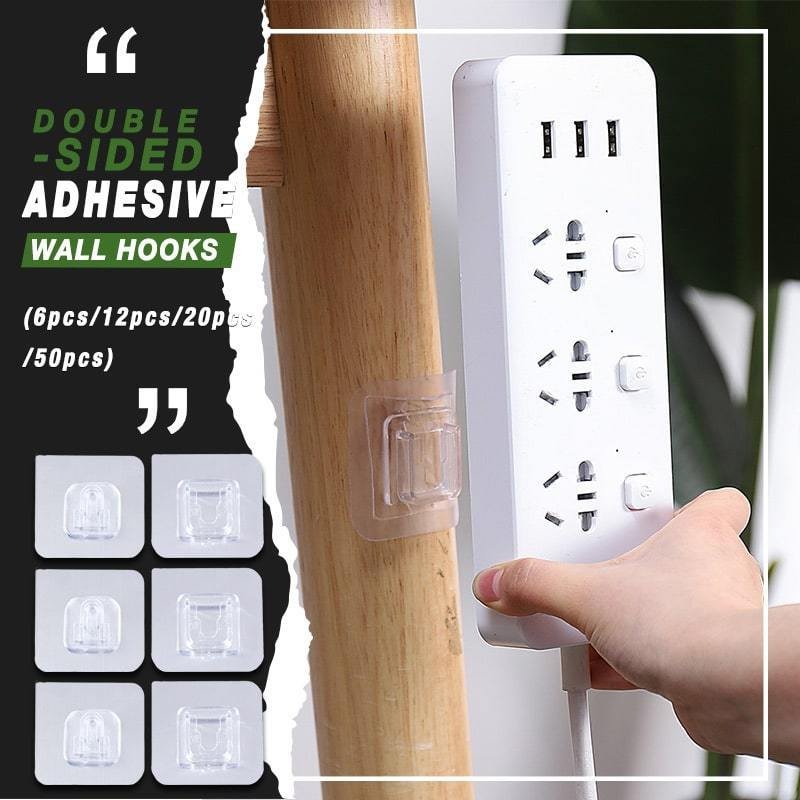 (Ship From USA)Double-sided Adhesive Wall Hooks
