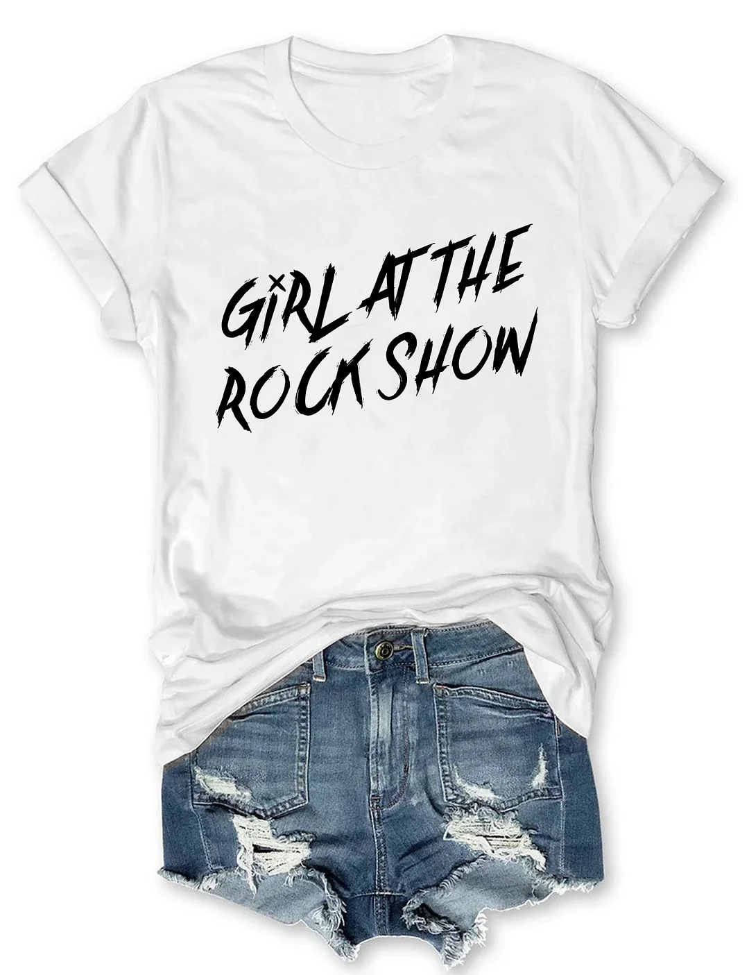 Girl At the Rock Show T-Shirt