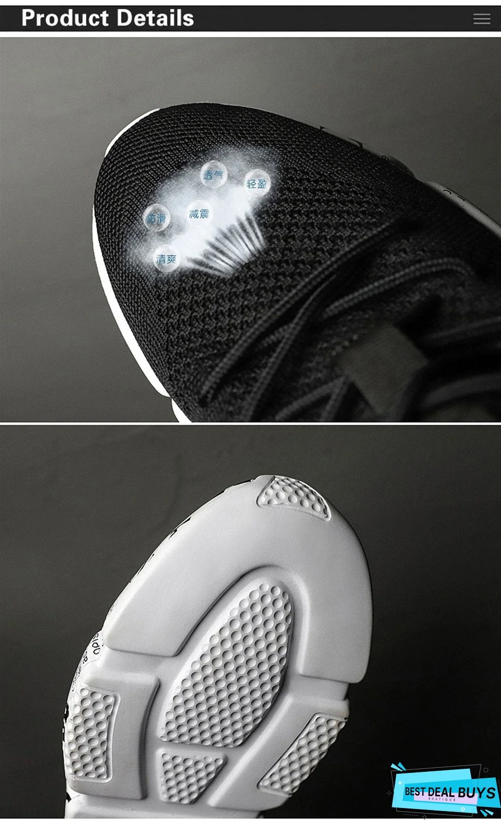 Men Casual High Quality Fashion Style Shoes Comfortable Mesh Outdoor Walking Jogging Sneakers