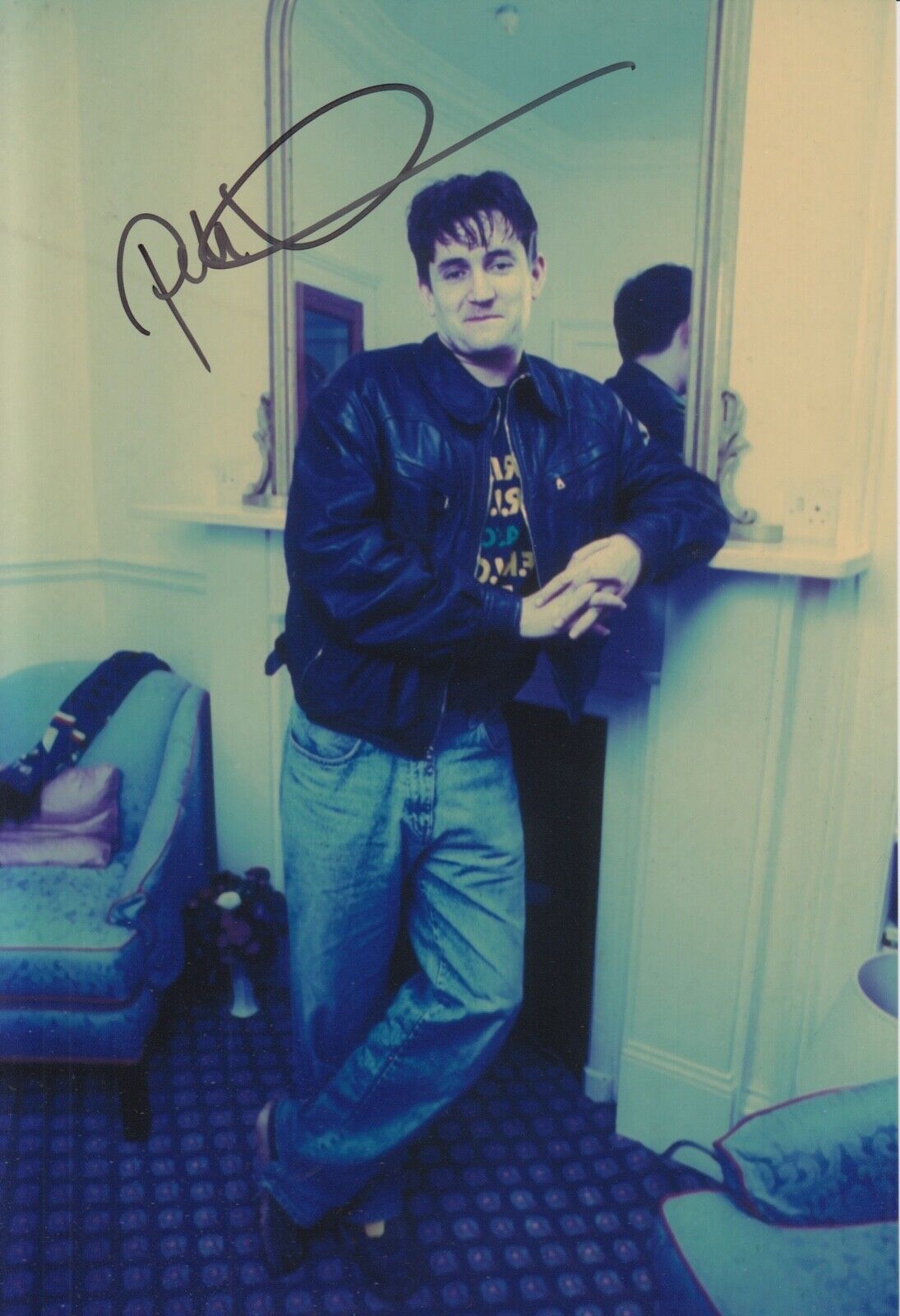 PAUL HEATON HAND SIGNED 12X8 Photo Poster painting MUSIC AUTOGRAPH BEAUTIFUL SOUTH 5