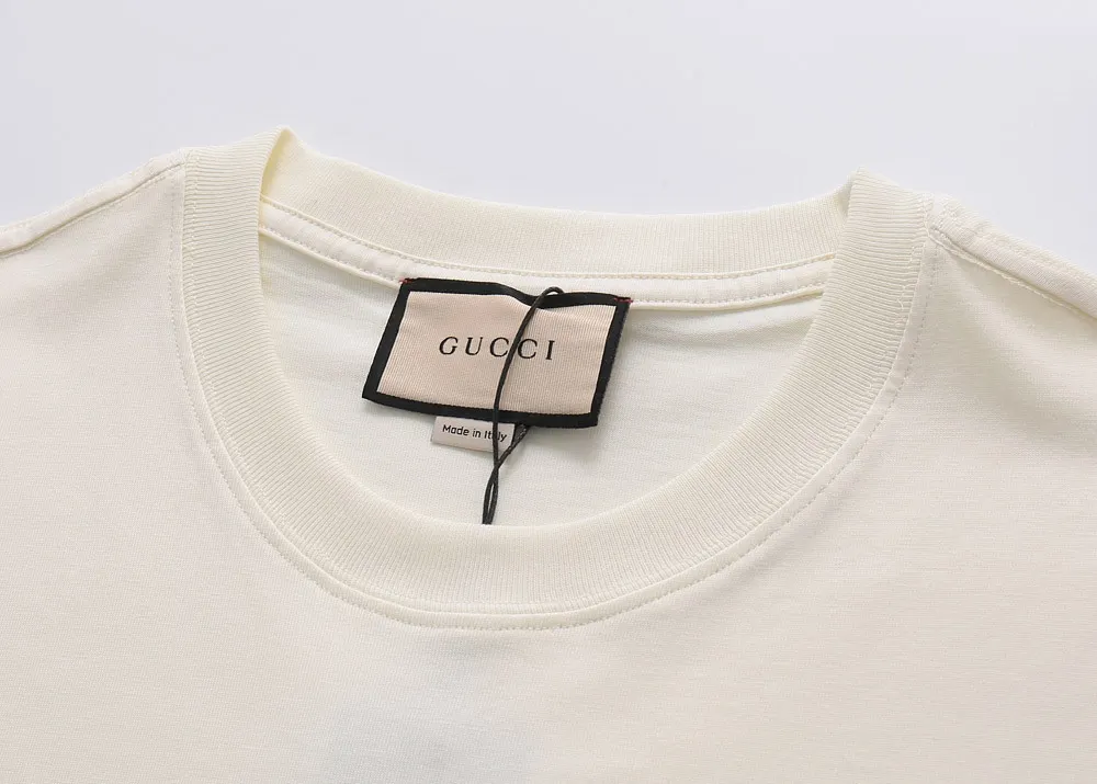 Modern Striped Graphic T-Shirt - Label Detail