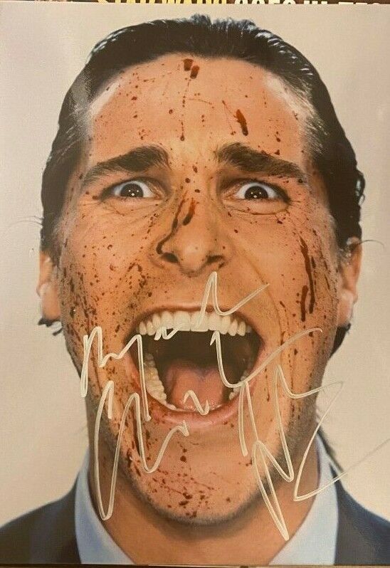 Christian Bale signed autographed 8x10 Photo Poster painting American Psycho