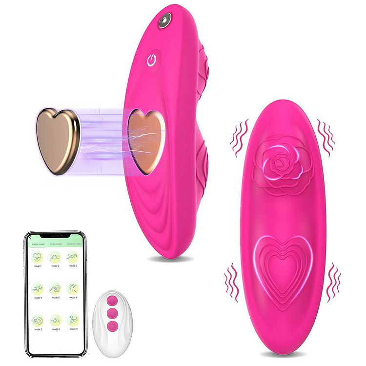 App & Wireless Remote Control 9 Frequency Panty Vibrator