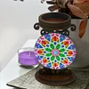 >SALE<DIY Mandala Diamond Painting Candlestick Holder Kit for Home Decor Gift