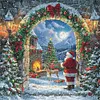 Christmas Eve-11CT Stamped Cross Stitch 50*50cm/19.69*19.69in tapestrymarket