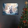 Diamond Painting-DIY Full Round Drill Snowy Wolf