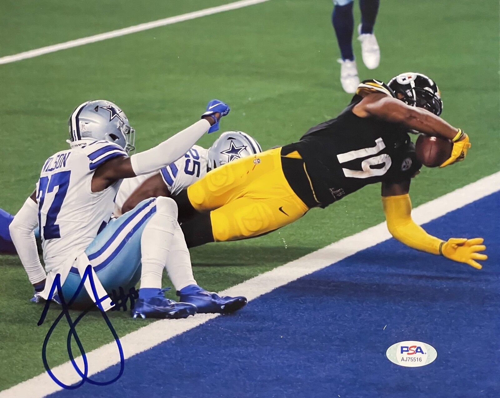 Juju Smith Schuster Signed Autographed Pittsburgh Steelers 8x10 Photo Poster painting PSA/DNA