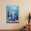 Diamond Painting-DIY Special Shaped Drill Pearl Painting Mermaid(30x40cm)