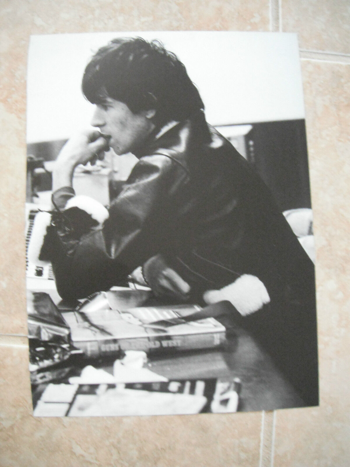 Rolling Stones Keith Richards Vtg Candid Coffee Table Book Photo Poster painting #14