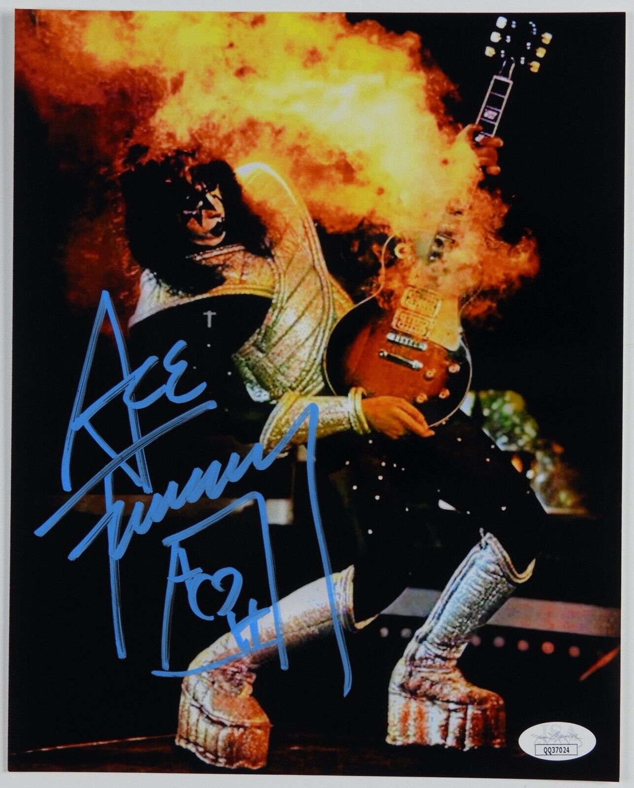 KISS Ace Frehley Signed JSA Signed Autograph 8 x 10 Photo Poster painting