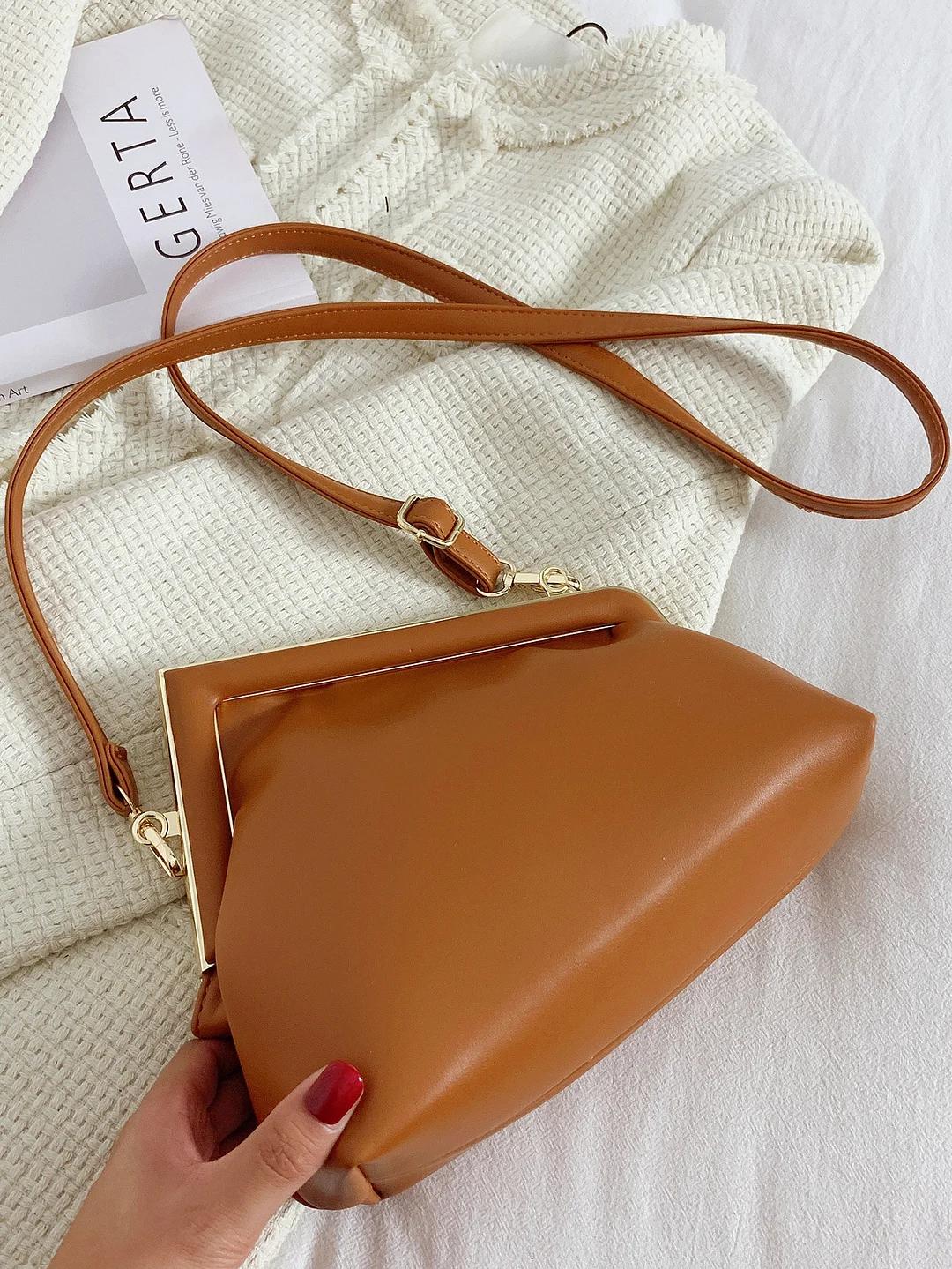 Minimalist style special-shaped bag