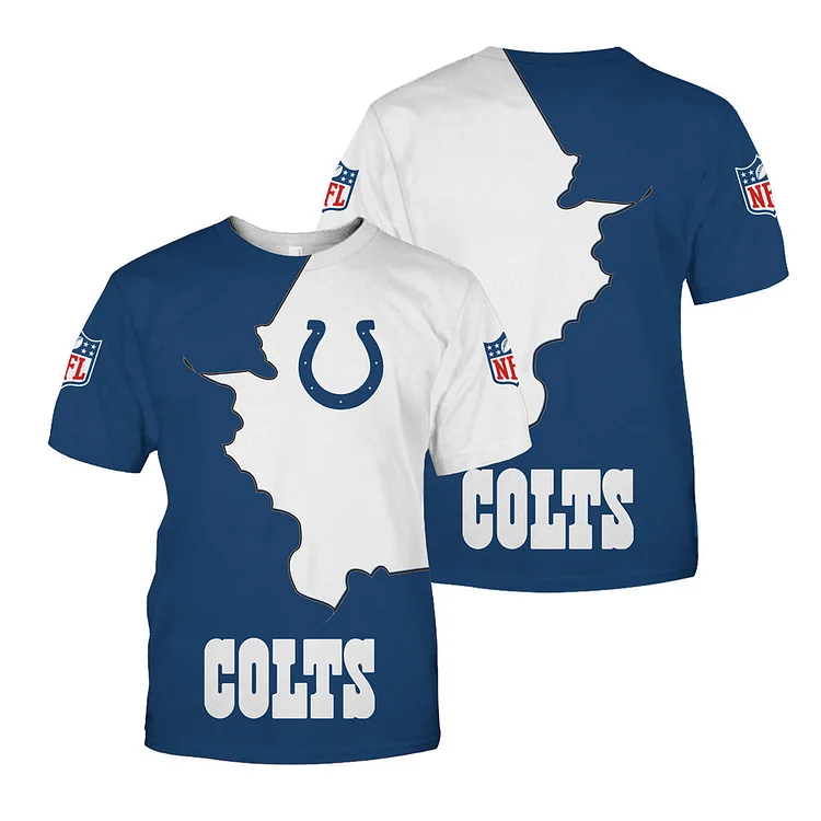 Indianapolis Colts All Over Print T-Shirt