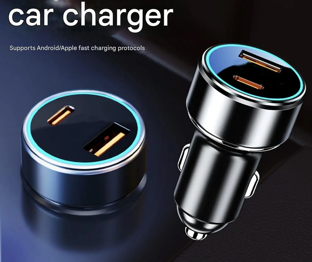 Car cigarette lighter adapter, car phone charger, car accessories