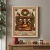 Fireplace Cat DIY 11CT 3 Strand Stamped Cross Stitch Kit for Adults 40x50cm tapestrymarket