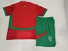 Joyfball 2025 Kids Size Morocco Home Soccer Jersey 