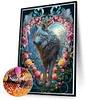 (50*70cm)Wolves - Full Round Drill Diamond Painting
