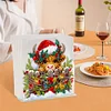 Acrylic Christmas Cow Double Sided Diamond Painting Paper Towel Holder