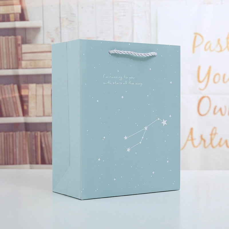 Minimalist Classic Style Letter Solid Color White Cardboard Holiday Daily Gift Wrapping Supplies