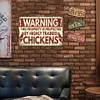 Warning Posters - Vintage Metal Signs(12*8Inch)
