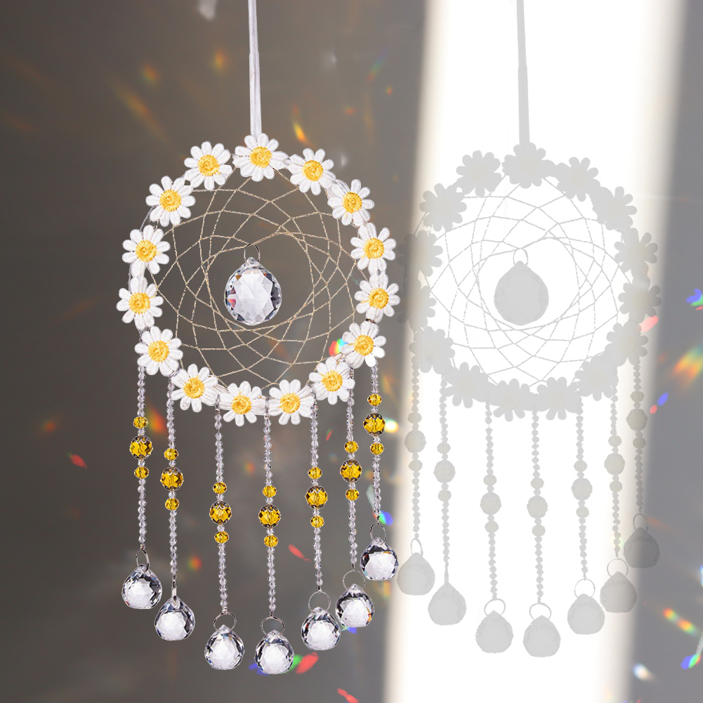 

Daisy Dreamcatcher - Art Crystal Suncatcher, 501 Original