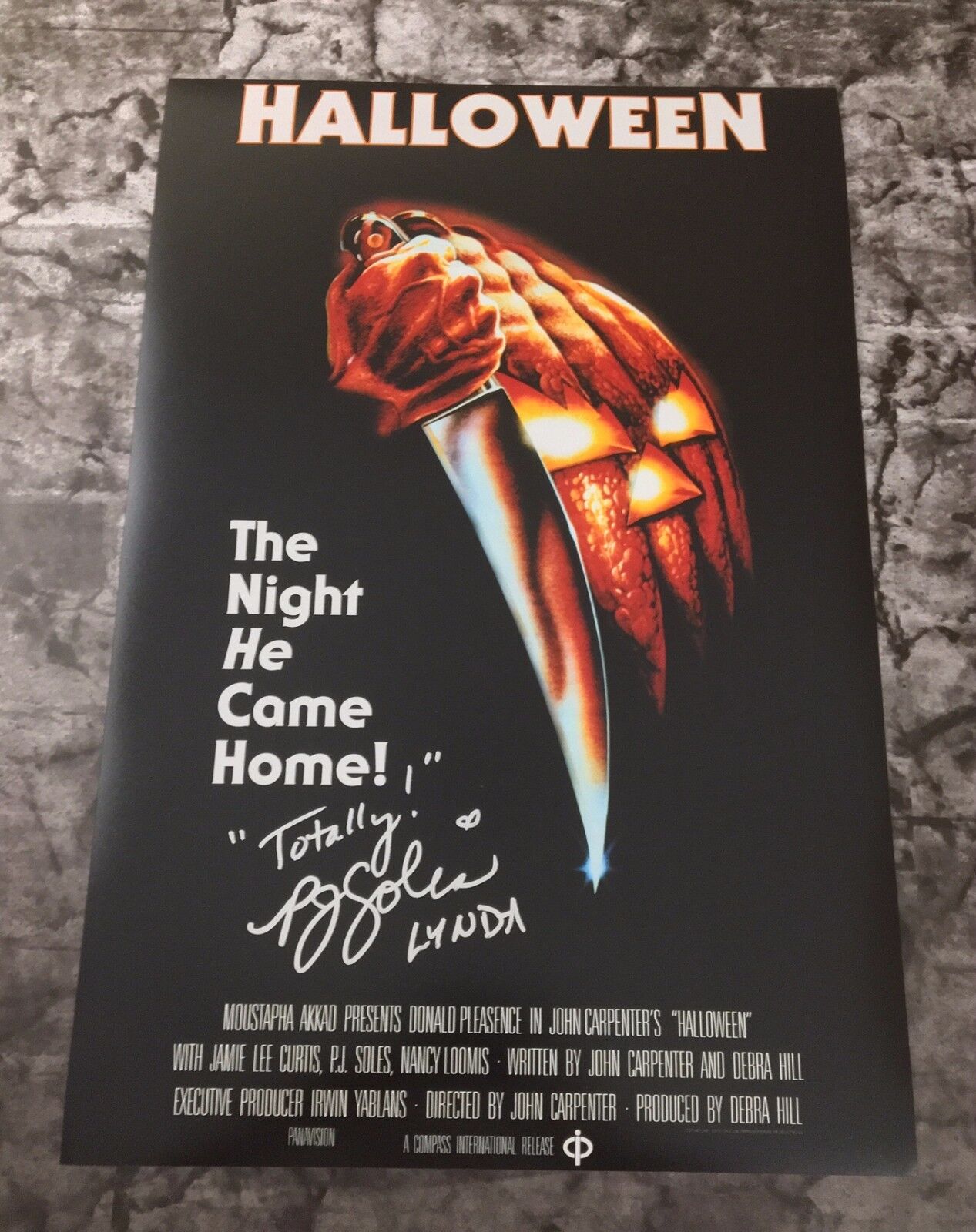 GFA Halloween Lynda * P.J. SOLES * Signed Autograph 12x18 Photo Poster painting PROOF LA1 COA