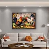 Vintage Poster - Farm Chickens-11CT Stamped Cross Stitch 40*60cm/15.75*23.62in tapestrymarket