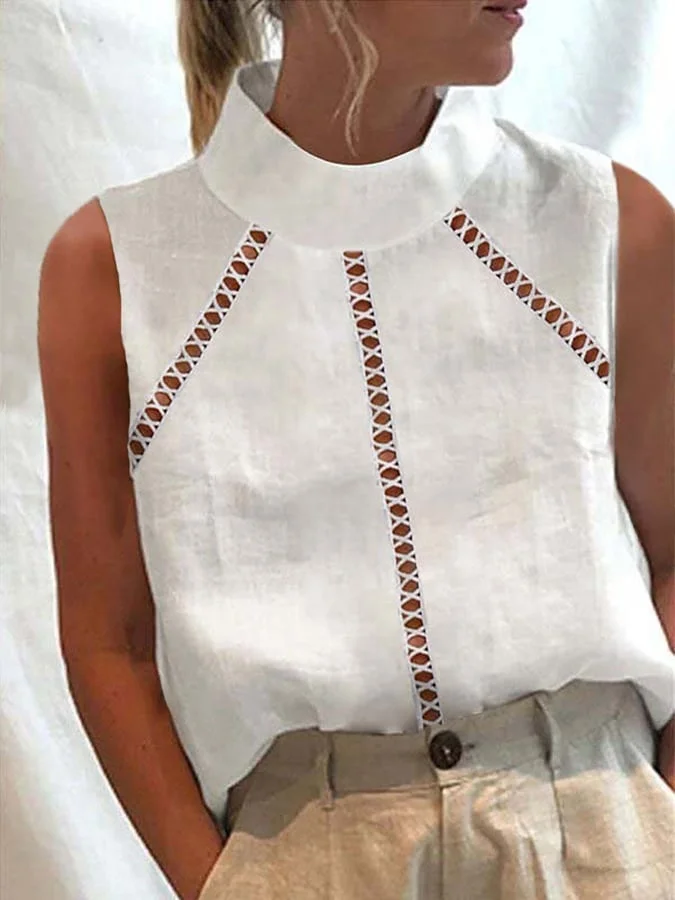 Women's Lace Sleeveless Shirt