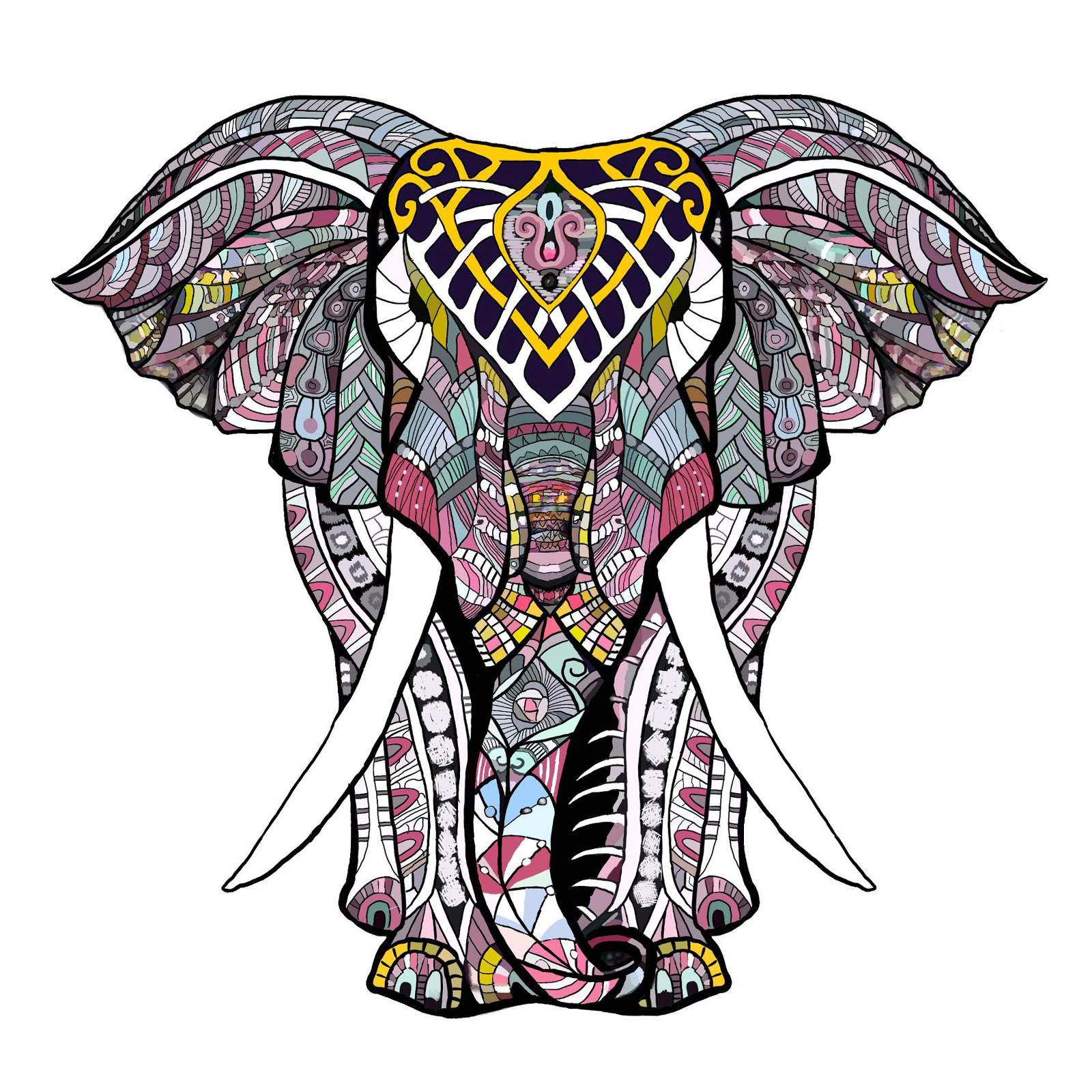 

Wooden Elephant - Special Shaped Jigsaw Puzzle - 20*19CM, 501 Original