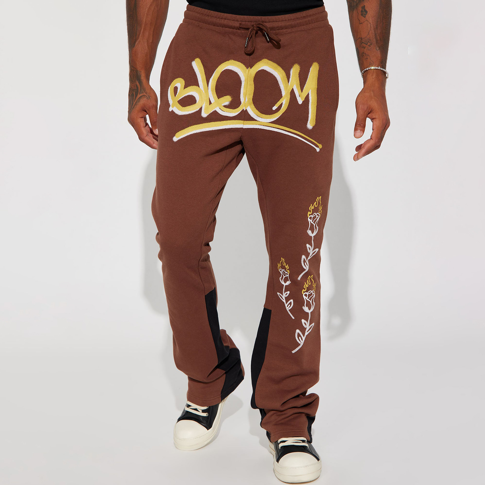 Loveciss®/ Rose Bloom Flare Sweatpant