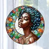 >SALE<Suncatcher Diamond Painting Hanging Pendant Home Windows Decor (Black Girl)