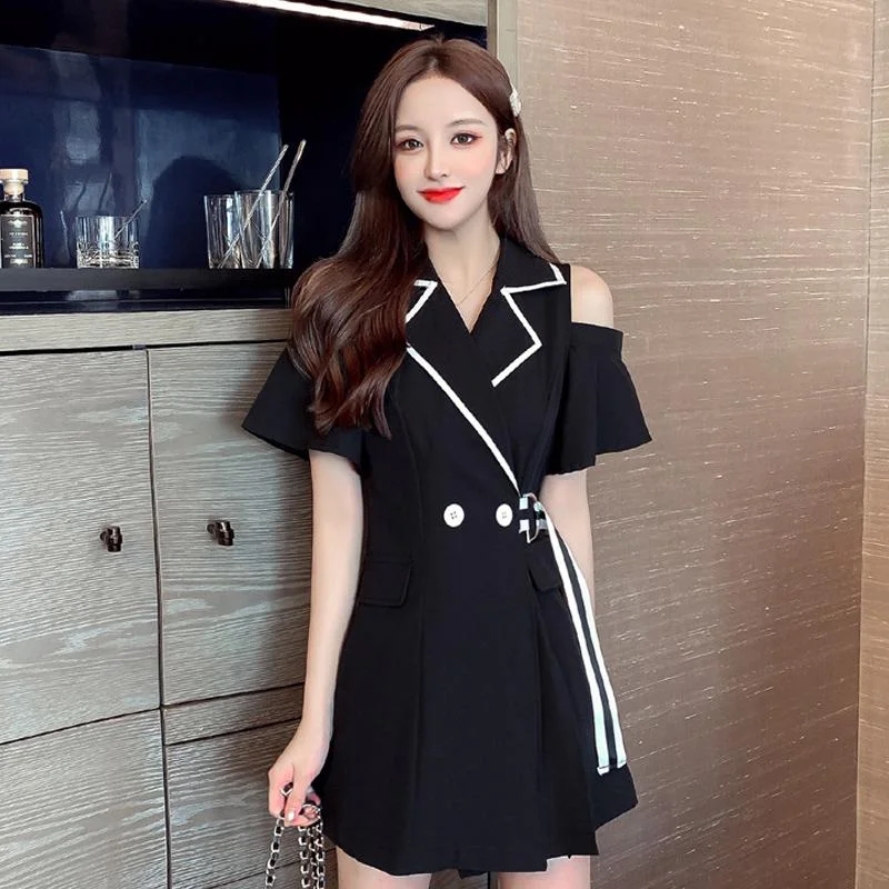 Fashion Off Shoulder Mini Dress P11607