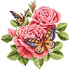 Butterfly - 9CT Partial Beaded Cross Stitch Kit(27x27cm)