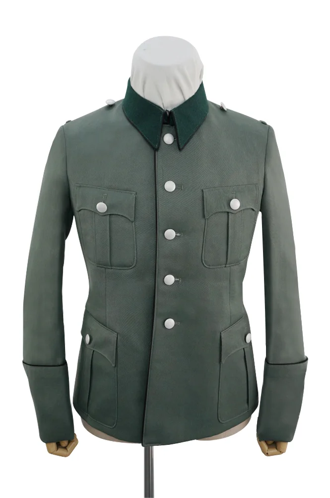   Wehrmacht German M1936 Officer General Gabardine Piped Service Tunic Jacket German-Uniform