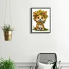 Diamond Painting-DIY Crystal Rhinestone Sunflower Fox