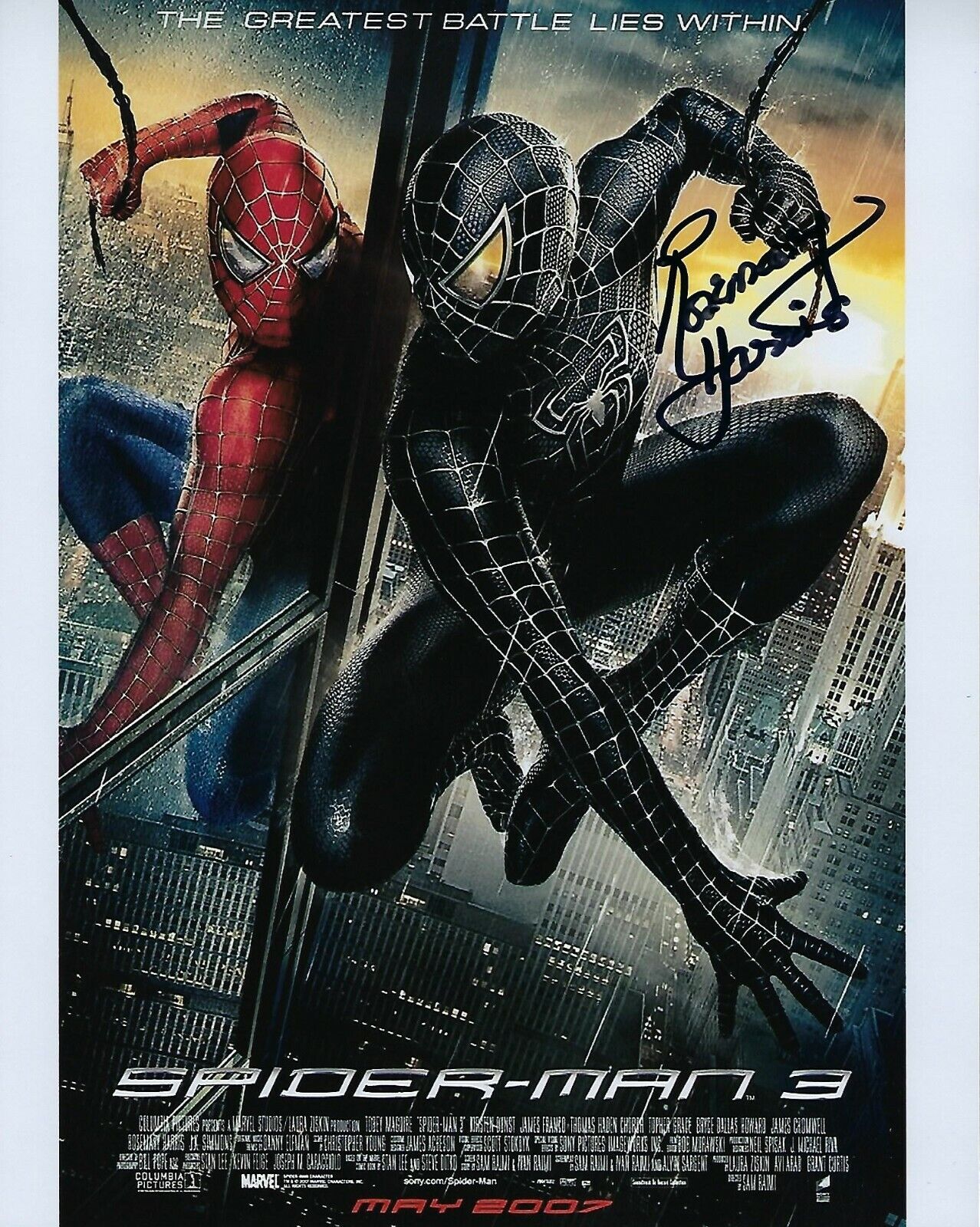 GFA Spider-Man Movie May Parker * ROSEMARY HARRIS * Signed 8x10 Photo Poster painting R3 COA