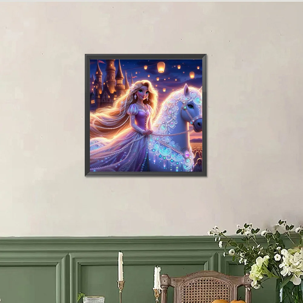 Diamond Painting - Full Round Drill - Princess Rapunzel(Canvas|40*40cm)