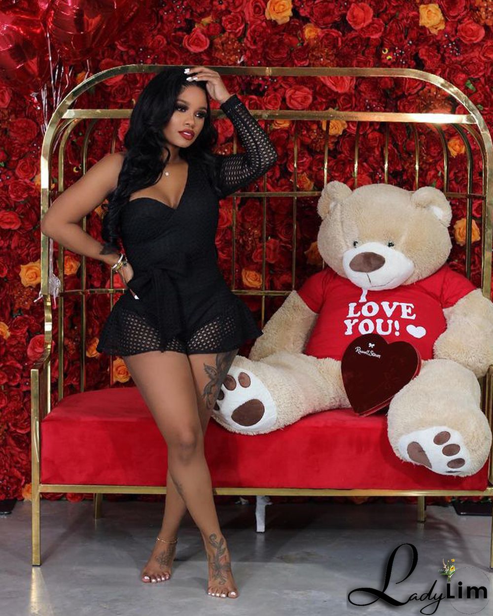 Women's Fashion Sexy Single Sleeve Jumpsuit