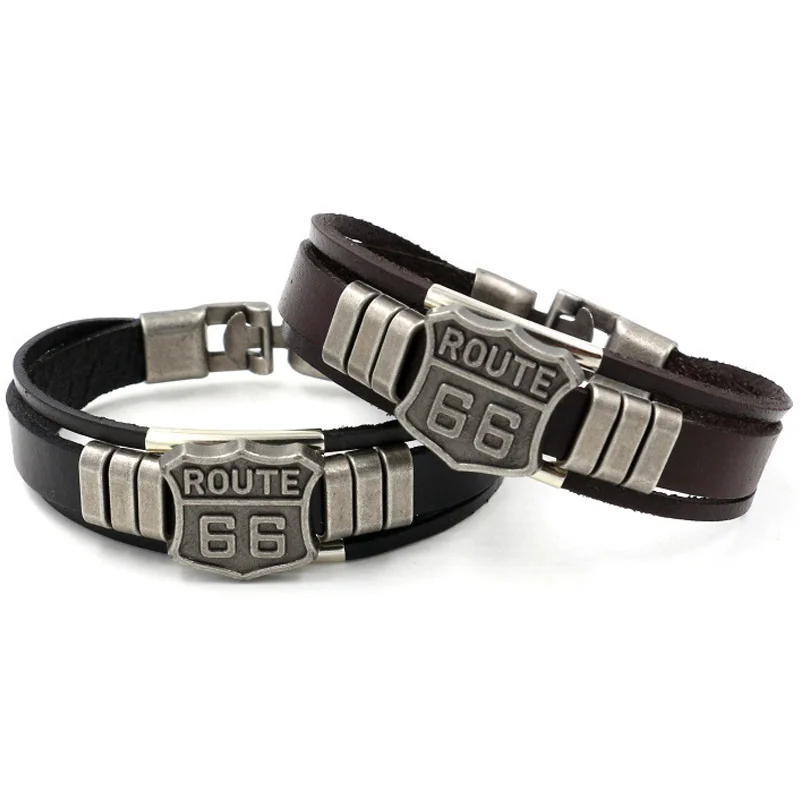US Route 66 Layered Bracelet