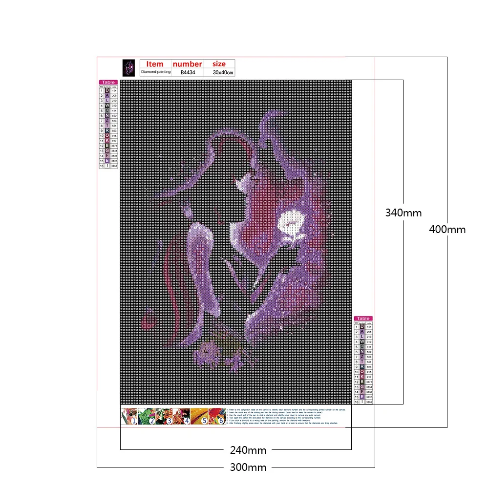 Diamond Painting - Full Round Drill - Silhouette(30*40cm)